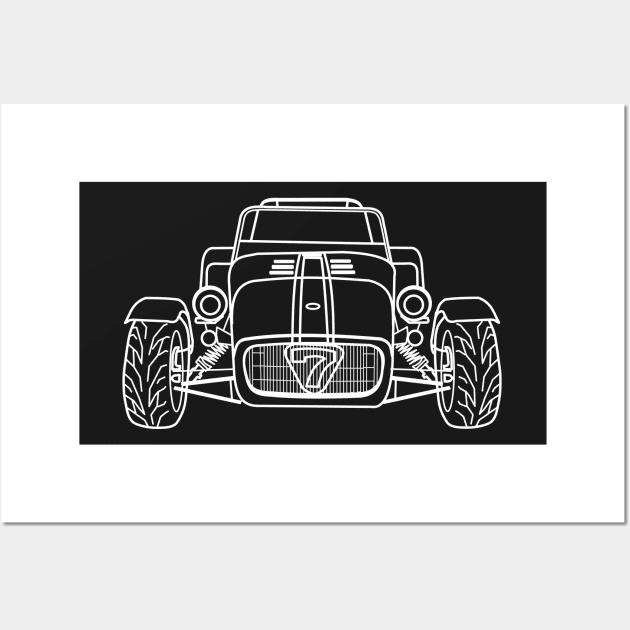 Caterham Super 7 Wall Art by Aurealis